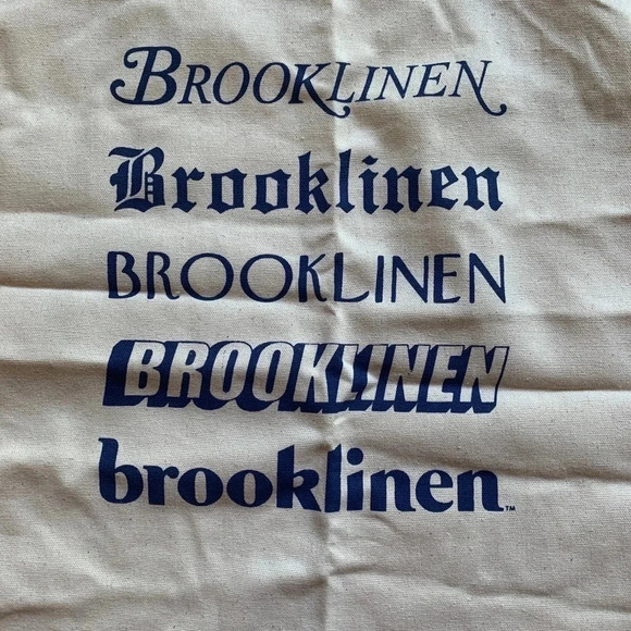Brooklinen 100%‎ Cotton Canvas Reusable Washable Tote - Picture 2 of 6